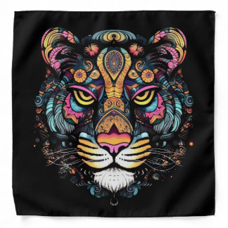 Tiger Head Bandana