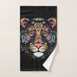 Tiger Head Bath Towel Set