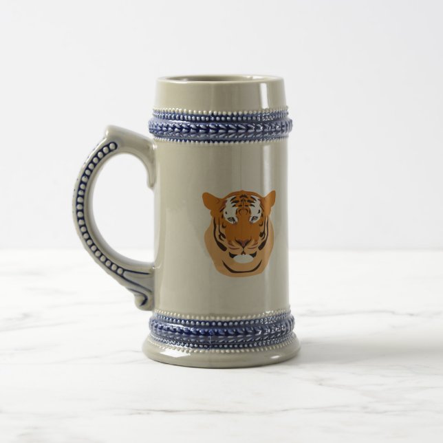 Tiger Head Beer Stein (Left)