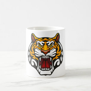 Tiger Head Coffee Mug