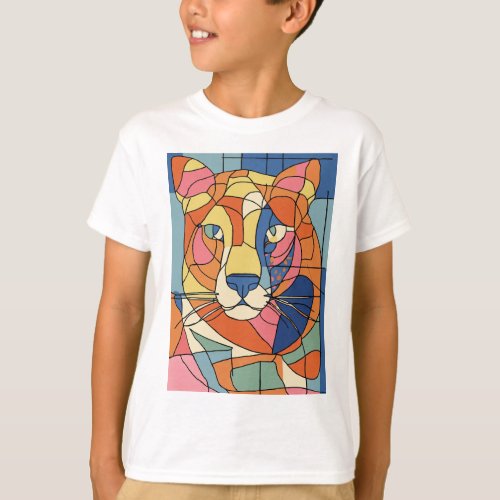 Tiger head design Tshirt 