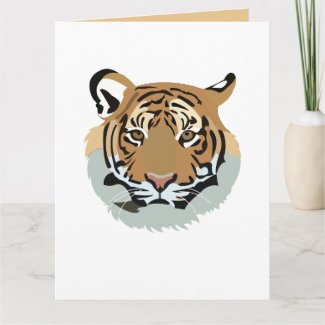 Tiger Head Face Wild Animal Tiger