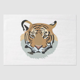 Tiger Head Face Wild Animal Tiger Tissue Paper