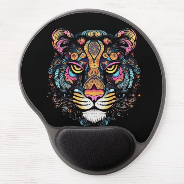 Tiger Head  Gel Mouse Pad (Front)