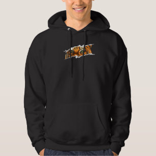 Tiger Head Green Eyes Wildlife Predator Wilderness Hoodie