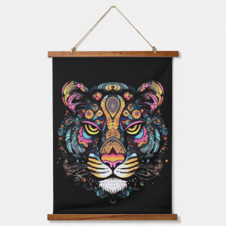 Tiger Head  Hanging Tapestry