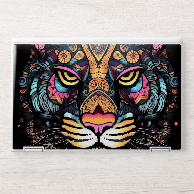Tiger Head  HP Laptop Skin (Front)