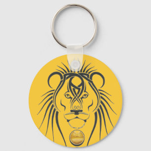 tiger head keychain