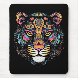 Tiger Head Mouse Pad