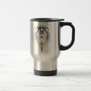 tiger head stainless travel mug
