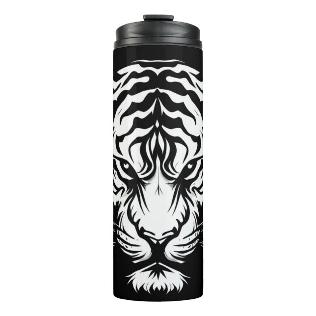 Tiger Head  Thermal Tumbler (Front)