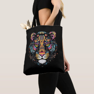 Tiger Head  Tote Bag