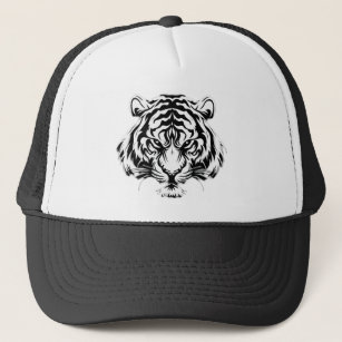 Tiger Head  Trucker Hat