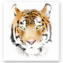 Tiger Head Watercolor Sticker