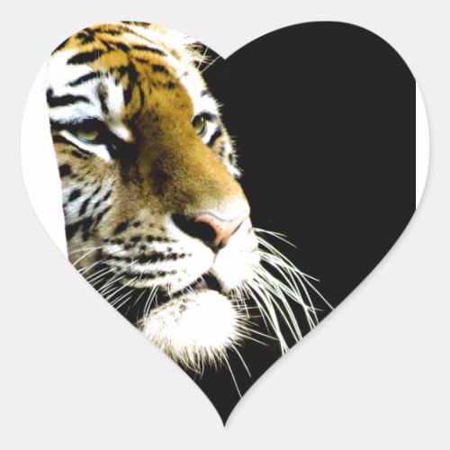 Tiger Heart Sticker