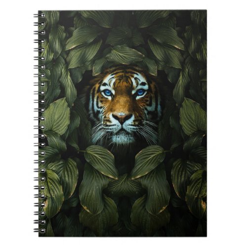Tiger hiding   notebook