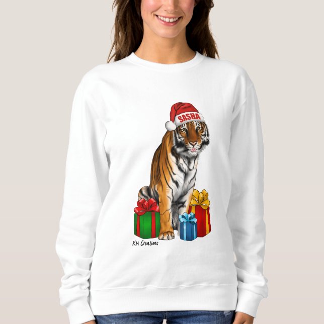 Tiger holiday sweatshirt (Front)