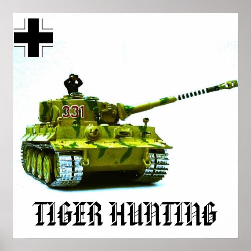 TIGER HUNTING POSTER