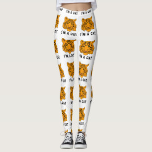 Tiger I Am A Cat Leggings