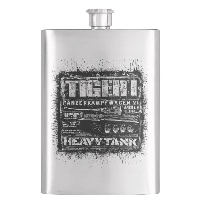 Tiger I Flask (Front)
