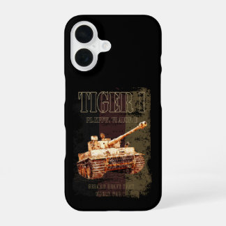 Tiger I German Heavy Tank WWII with Germany Flag iPhone 16 Case