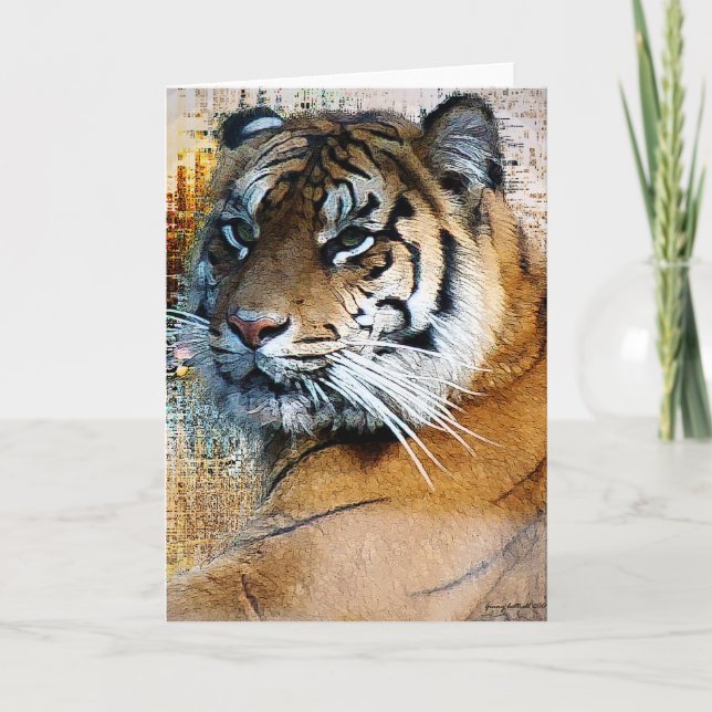 Tiger I  Greeting Card (Front)