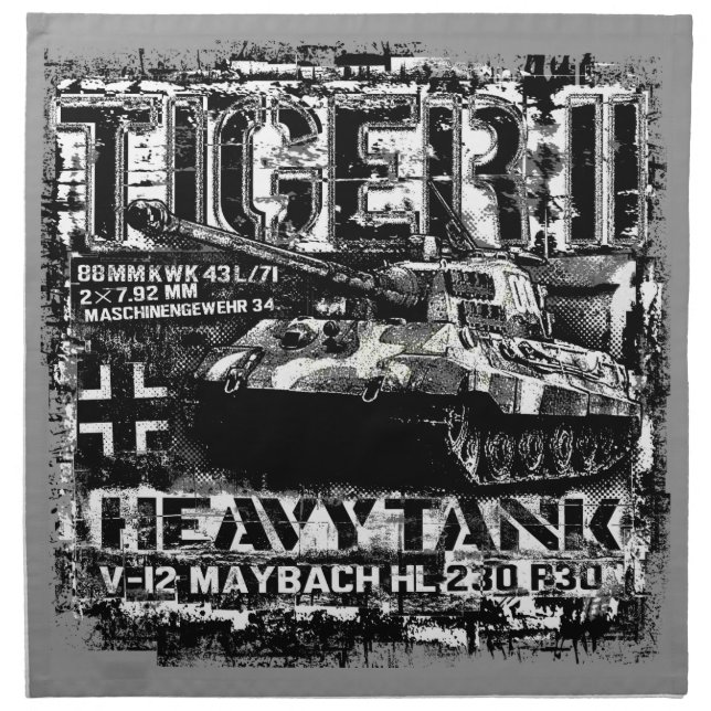 Tiger II Cloth Napkin (Front)
