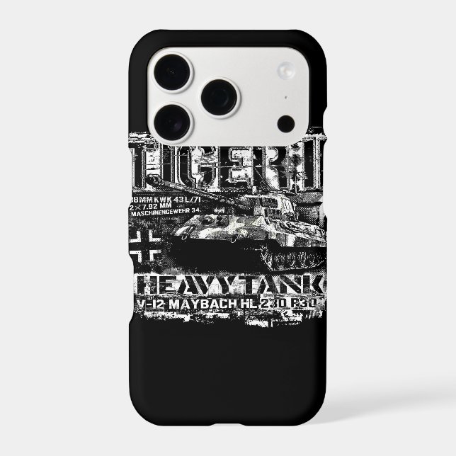 Tiger II Iphone Case (Back)