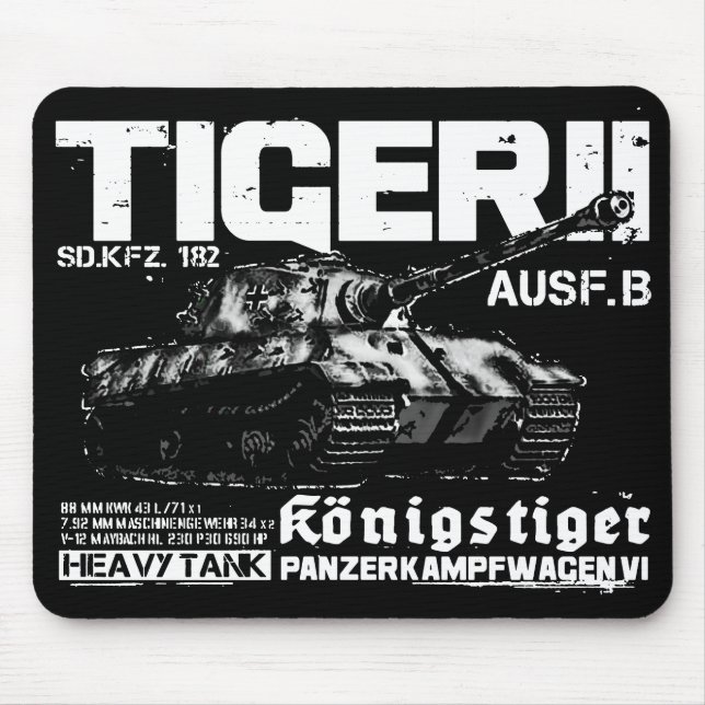 Tiger II Mousepad (Front)