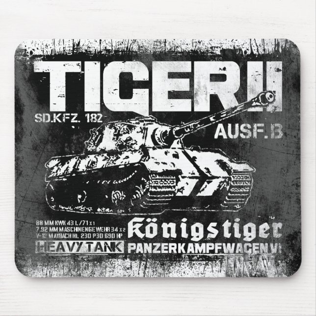 Tiger II Mousepad (Front)