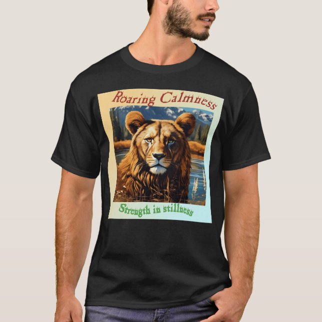 tiger in a cool mood boy T-Shirt (Front)