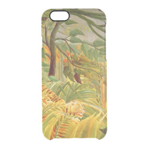 Tiger in a Tropical Storm 1891 Clear iPhone 6/6S Case