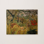 Tiger in a Tropical Storm by Henri Rousseau Jigsaw Puzzle