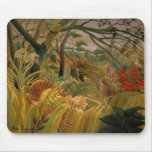 Tiger in a Tropical Storm by Henri Rousseau Mouse Pad