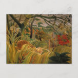 Tiger in a Tropical Storm by Henri Rousseau Postcard