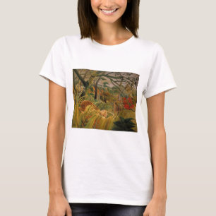 Tiger in a Tropical Storm by Henri Rousseau T-Shirt