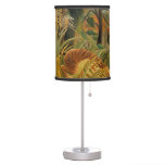 Tiger in a Tropical Storm by Henri Rousseau Table Lamp