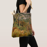 Tiger in a Tropical Storm by Henri Rousseau Tote Bag