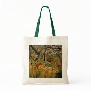 Tiger in a Tropical Storm by Henri Rousseau Tote Bag