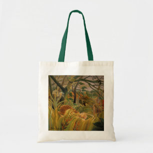 Tiger in a Tropical Storm by Henri Rousseau Tote Bag