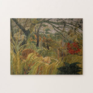 Tiger in a Tropical Storm, Henri Rosseau Jigsaw Puzzle
