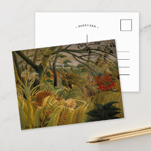 Tiger in a Tropical Storm   Henri Rousseau Postcard