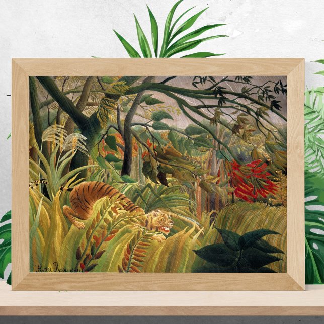  Tiger in a Tropical Storm, Henri Rousseau Poster (Creator Uploaded)