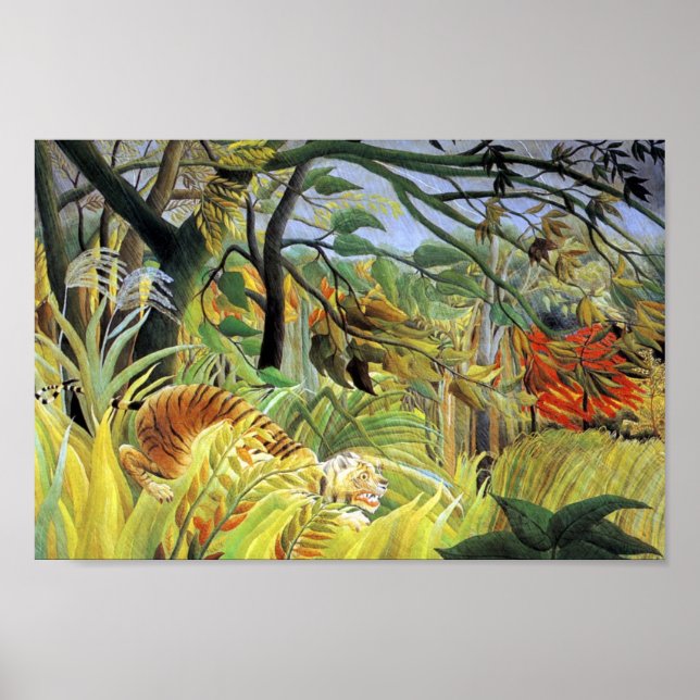 Tiger in a Tropical Storm Poster (Front)