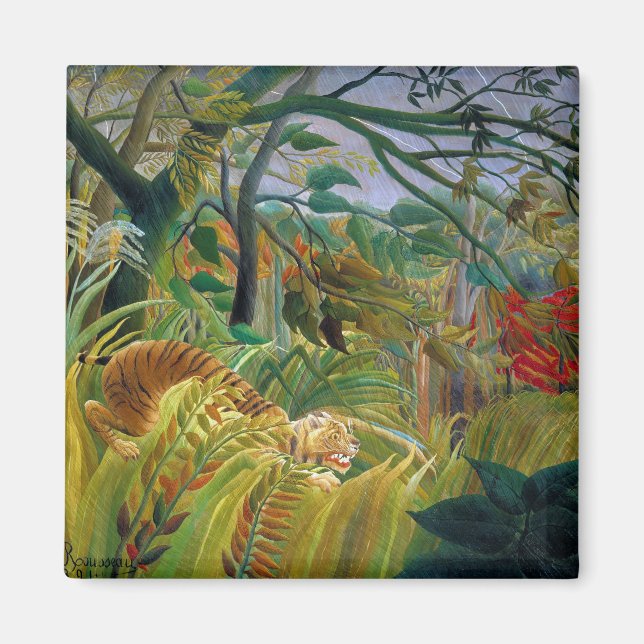 Tiger in a Tropical Storm, Rousseau Magnet (Front)