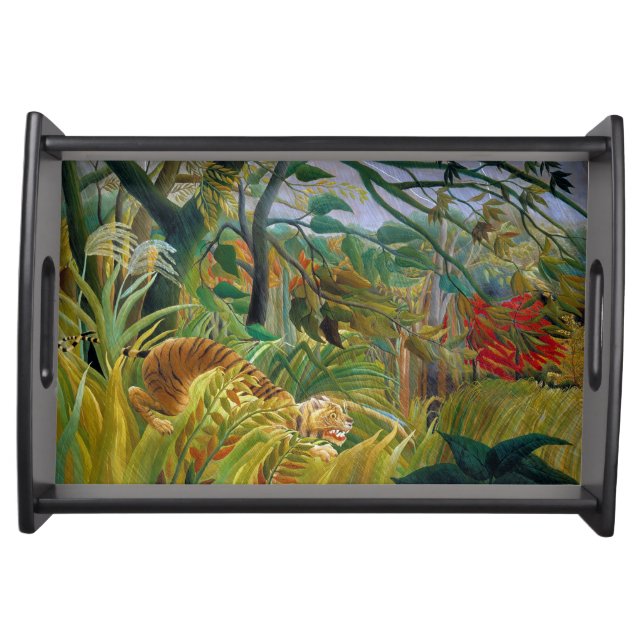 Tiger in a Tropical Storm, Rousseau Serving Tray (Front)