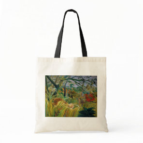 Tiger in a Tropical Storm, Rousseau Tote Bag