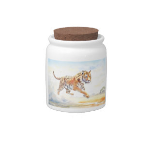 Tiger in Action 3 Candy Jar