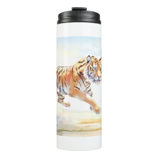 Tiger in Action 3 Thermal Tumbler (Front)