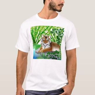 Tiger in Bamboo Forest T Shirt